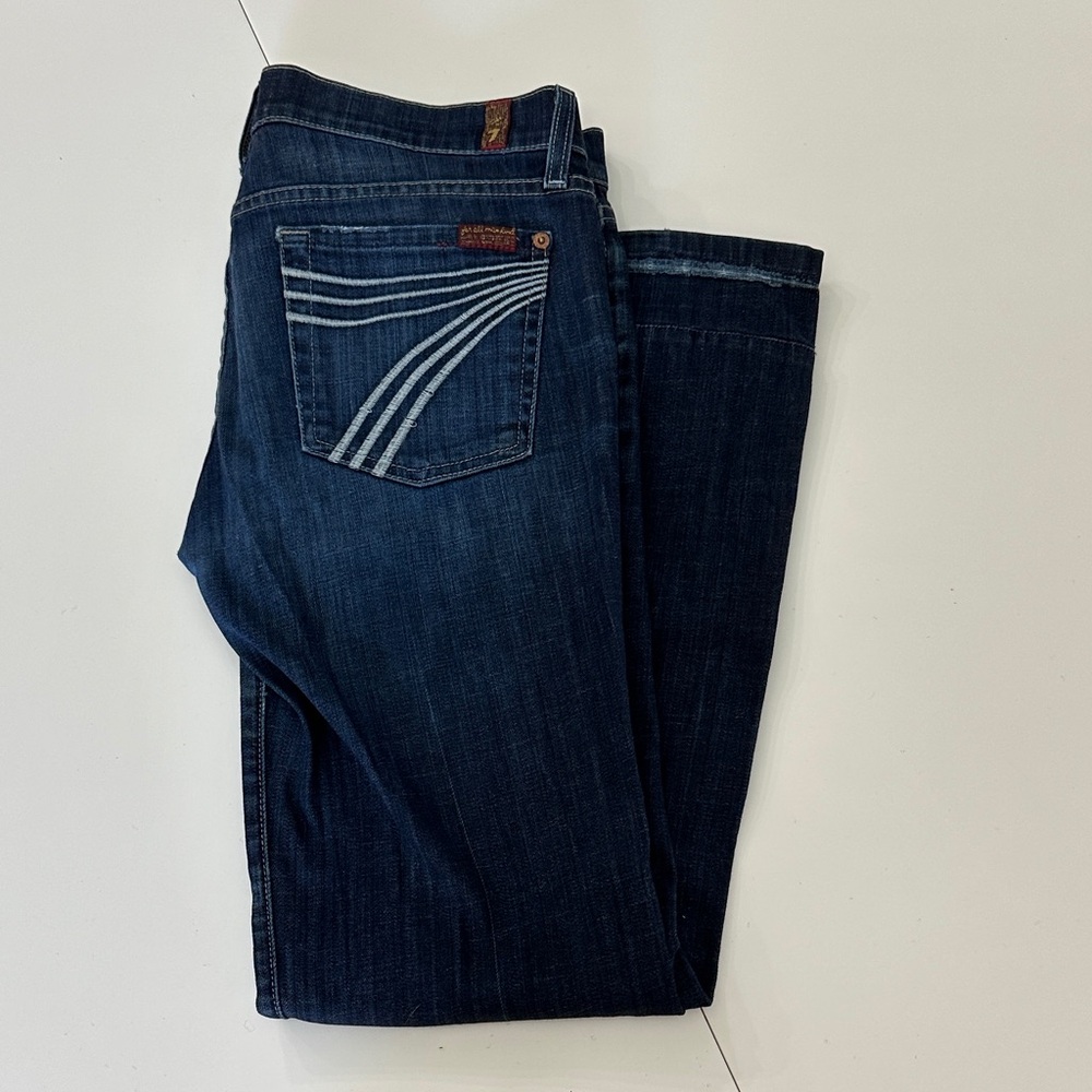 7 For All Mankind Dark Indigo Dojo Jeans
